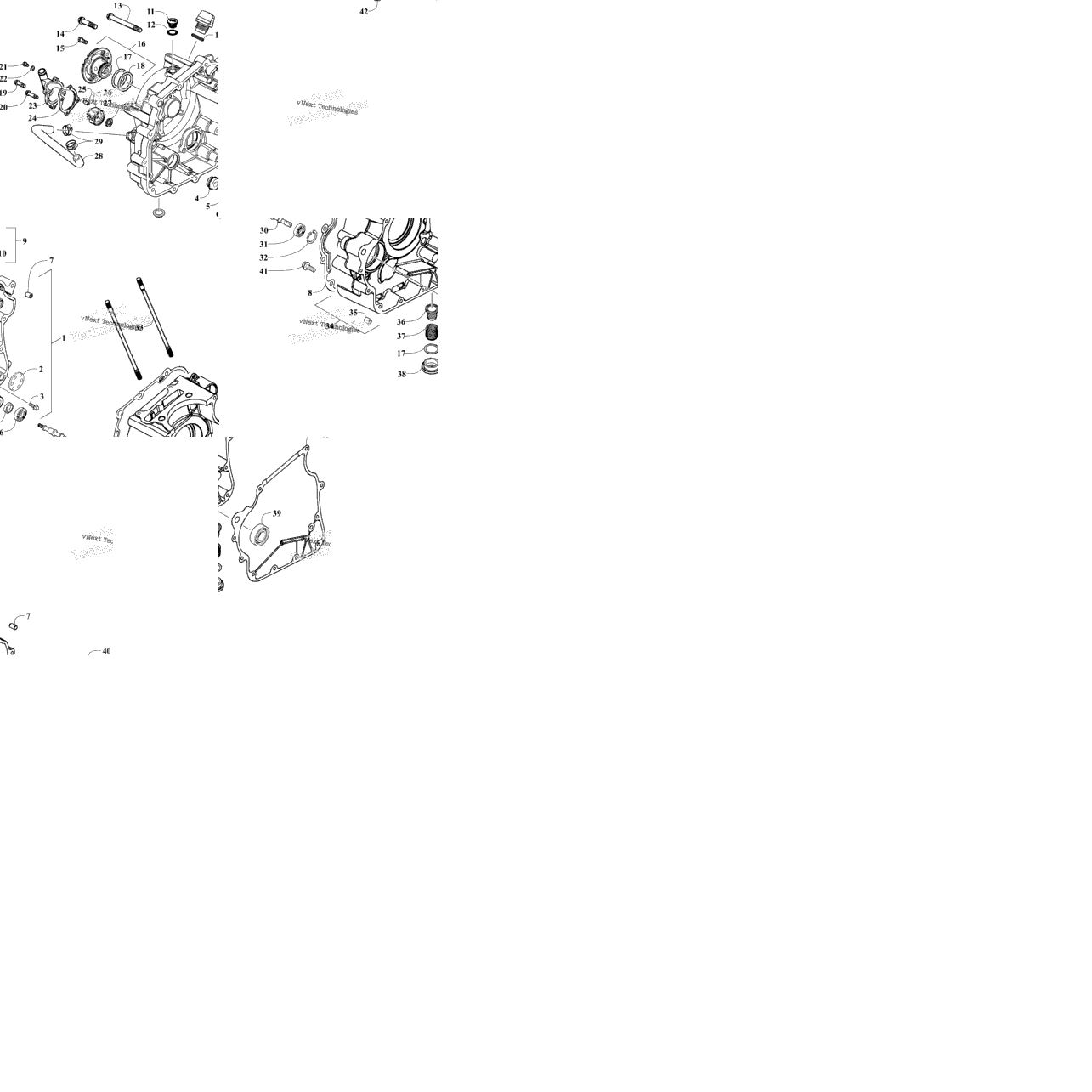 Right Crankcase And Cover Assembly