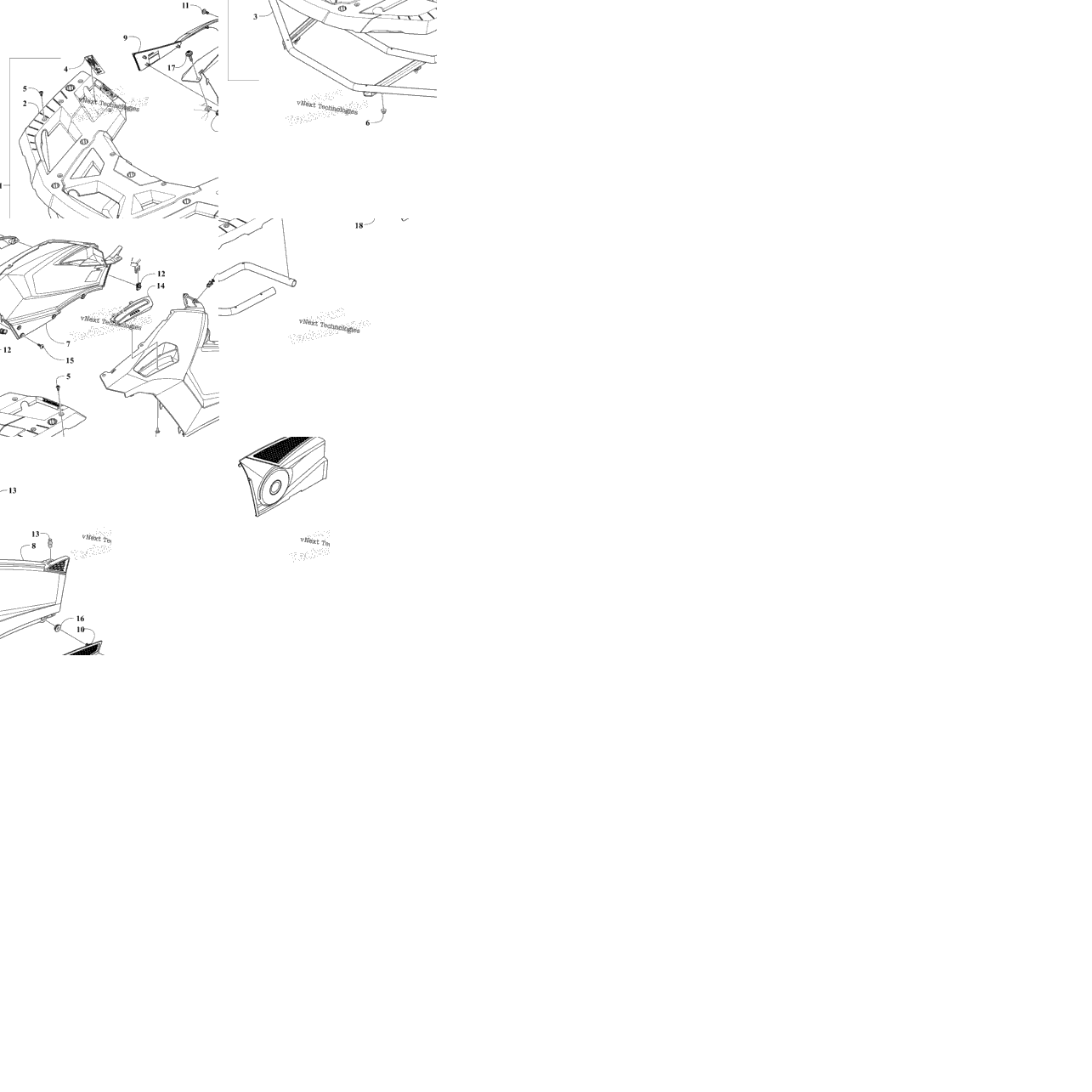 Front Rack And Side Panel Assemblies