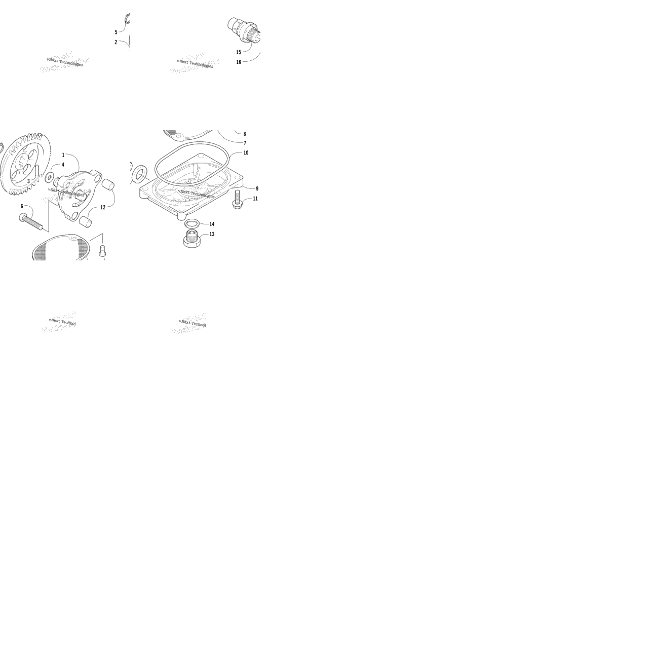 Oil Pump And Strainer Assembly