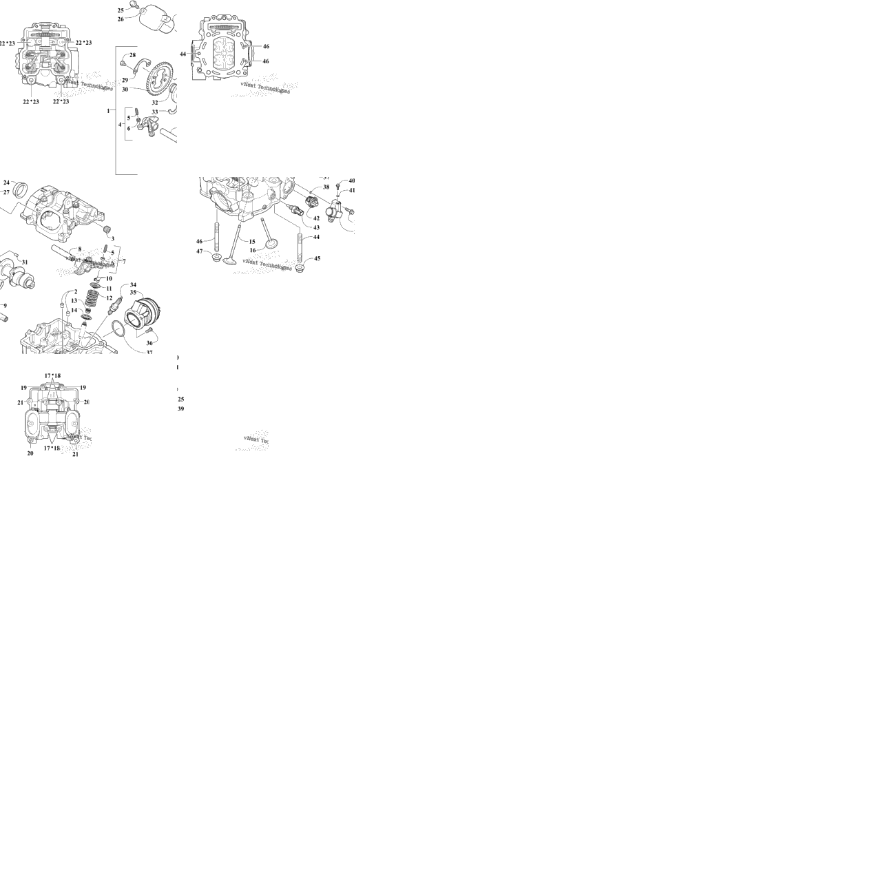 Cylinder Head And Camshaft/Valve Assembly