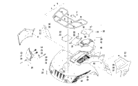 Front Rack, Body Panel, And Headlight Assemblies