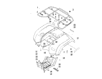 Rear Rack, Body Panel, And Footwell Assemblies