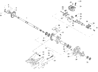 Rear Axle And Brake Assembly