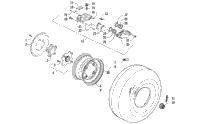 Rear Wheels And Brake Assembly