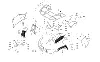 Front Rack, Body Panel, And Headlight Assemblies