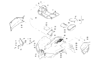 Front Rack, Body Panel, And Headlight Assemblies