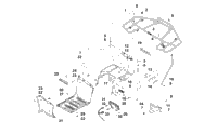 Rear Body, Rack, And Taillight Assembly