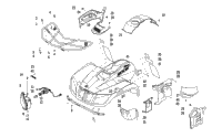 Front Rack, Body Panel, And Headlight Assemblies