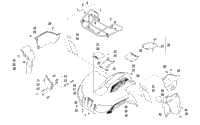 Front Rack, Body Panel, And Headlight Assemblies