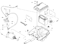 Battery And Starter Assembly