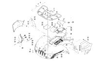 Front Rack, Body Panel, And Headlight Assemblies