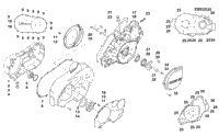 Clutch/V-Belt/Magneto Cover Assembly