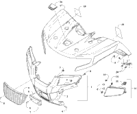 Front Body Panel And Headlight Assemblies