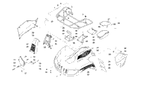 Front Rack, Body Panel, And Headlight Assemblies
