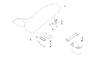 Seat, Battery, And Tool Kit Assemblies