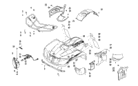 Front Rack, Body Panel, And Headlight Assemblies