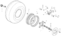 Front Wheels And Brake Assembly