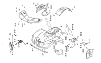 Front Rack, Body Panel, And Headlight Assemblies