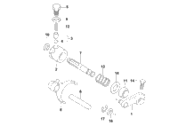Secondary Gear Shift Assembly