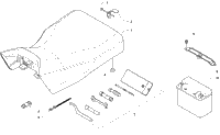 Seat, Battery, And Tool Kit Assemblies