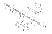 Secondary Transmission Assembly (Engine Serial No. Up To 0950T10142249)