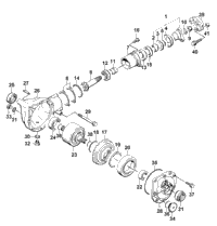 Front Bevel Gear Assembly