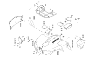 Front Rack, Body Panel, And Headlight Assemblies