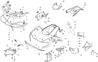 Front Body, Rack, And Headlight Assembly