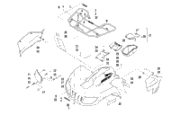 Front Rack, Body Panel, And Headlight Assemblies