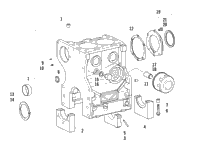 Crankcase, Crankshaft Support, And Oil Filter Assemblies
