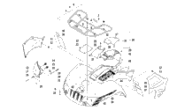Front Rack, Body Panel, And Headlight Assemblies