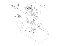 Hydraulic Hand Brake Assembly