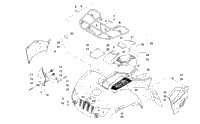 Front Rack, Body Panel, And Headlight Assemblies