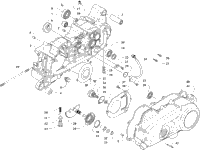 Left Crankcase And Cover Assembly