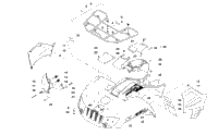 Front Rack, Body Panel, And Headlight Assemblies