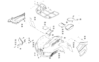 Front Rack, Body Panel, And Headlight Assemblies