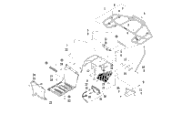 Rear Body, Rack, And Taillight Assembly