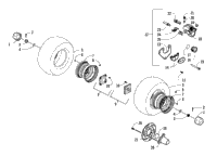 Rear Wheel And Brake Assemblies