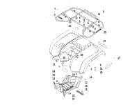 Rear Rack, Body Panel, And Footwell Assembly