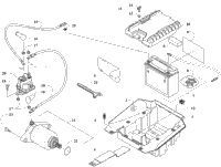 Battery And Starter Assembly
