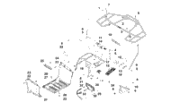 Rear Body, Rack, And Taillight Assembly