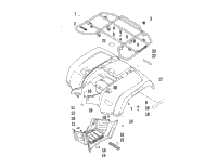 Rear Rack, Body Panel, And Footwell Assemblies
