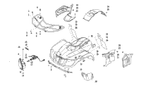 Front Body, Rack, And Headlight Assembly
