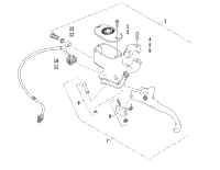 Hydraulic Hand Brake Assembly