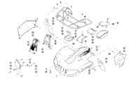 Front Rack, Body Panel, And Headlight Assemblies