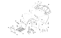 Rear Rack, Footwell, And Taillight Assembly