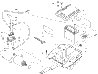 Battery And Starter Assembly