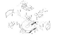 Front Rack, Body Panel, And Headlight Assemblies