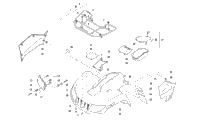 Front Rack, Body Panel, And Headlight Assemblies