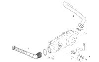 Kick Starter And Cooling Duct Assembly